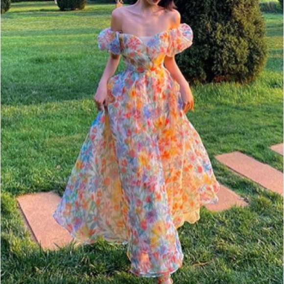 Floral cottagecore summer dress NWOT - Picture 5 of 16